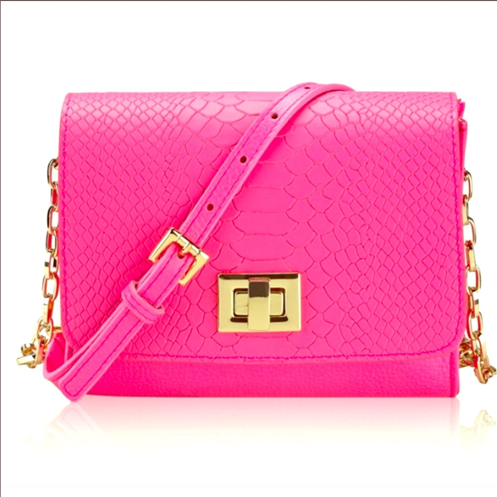 Hot Pink Gigi New York Crossbody EUC
